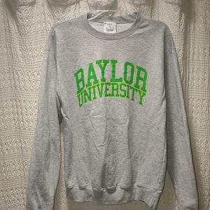Baylor University Champion Sweatshirt Gray Size Medium Unisex